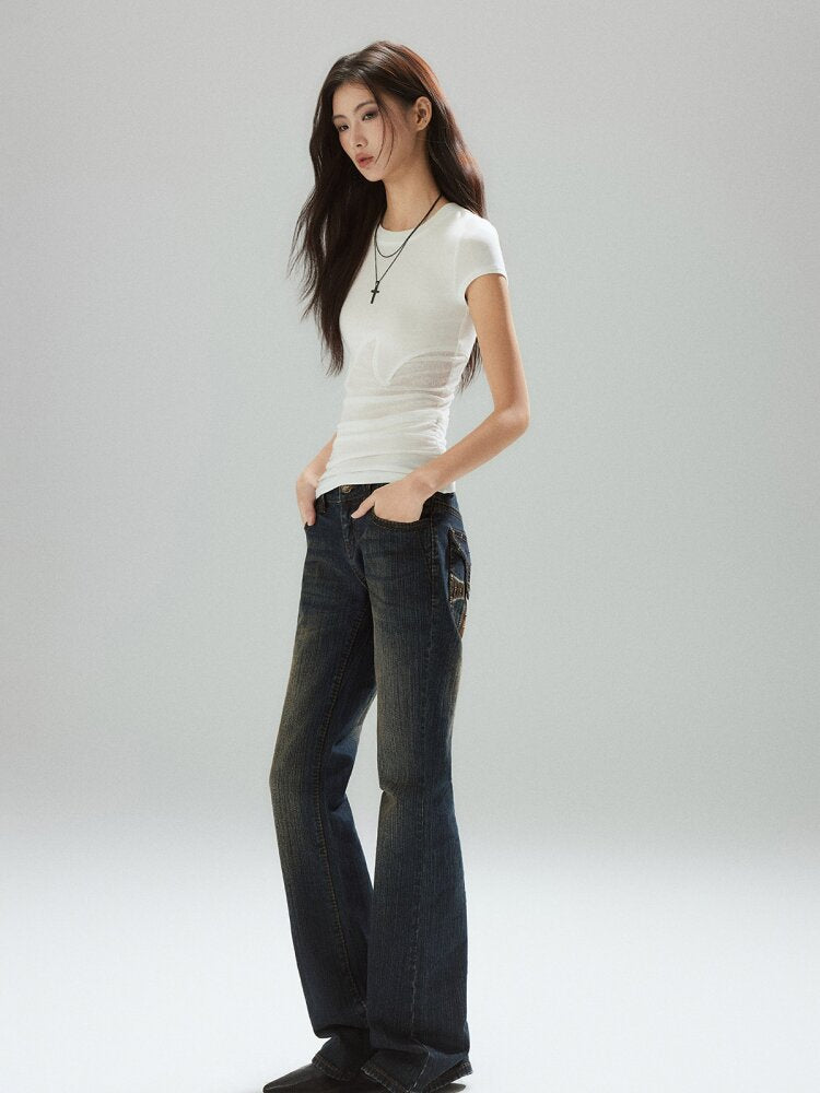 Two-Color Panelled Lyocell Top【s0000015596】