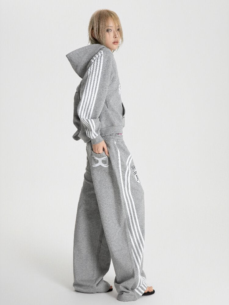 Plaid Double Waist Printed Sweatpants【s0000018571】
