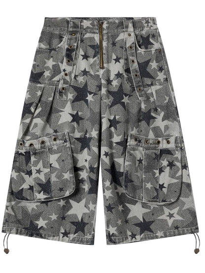 Distressed Pocket Cropped Pants【s0000014428】