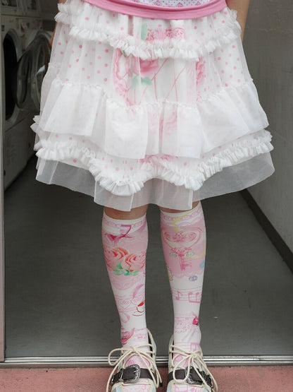 Double-Layer Tulle Short Skirt【s0000017756】