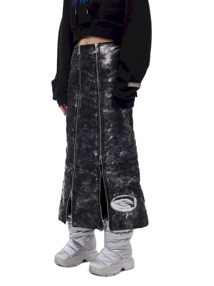 Silver Electric Moon A-line Skirt【s0000015135】