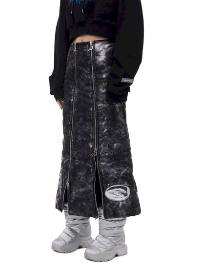 Silver Electric Moon A-line Skirt【s0000015135】