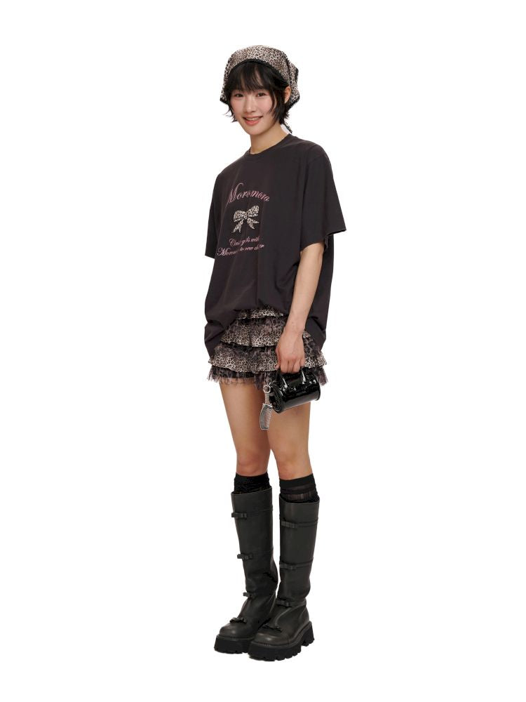 Loose Round Neck Short Sleeve T-Shirt【s0000012505】