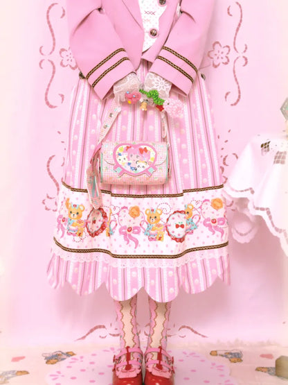 Floral Print Elastic Waist Skirt【s0000014161】