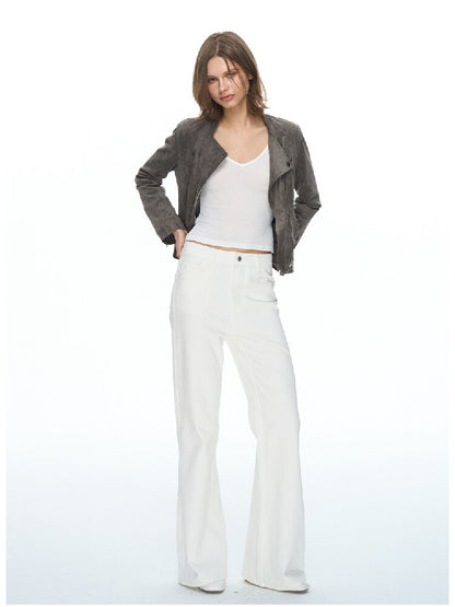 Two Tone High Waist Bootcut Jean【s0000015856】