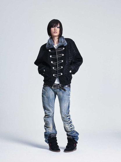 Soft PU Leopard Print Zip Jacket【s0000015556】