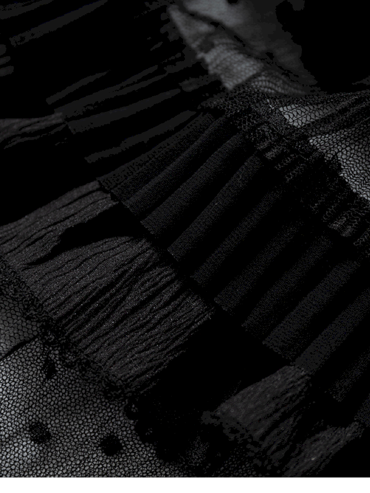 Court Lace Layering Furry Scarf【s0000014932】