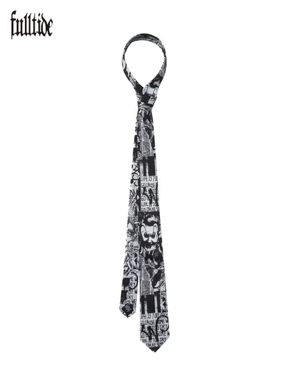 Graffiti Art Print Tie【s0000014213】