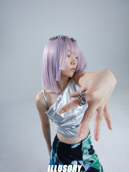 High-End Multi-Layer Star Beaded Ring【s0000018810】
