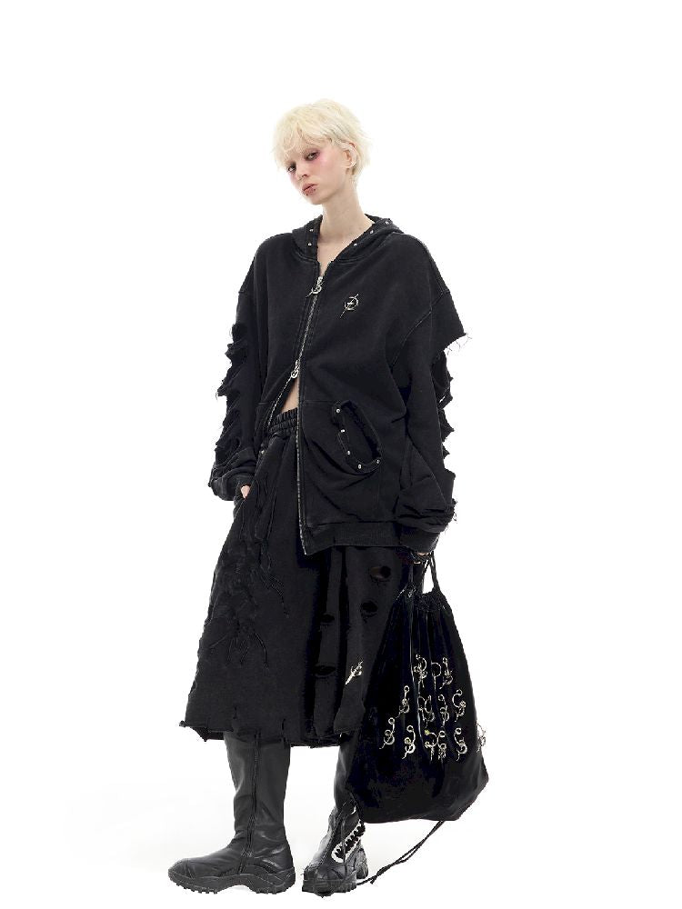 Hooded Cardigan Sweatshirt【s0000012070】