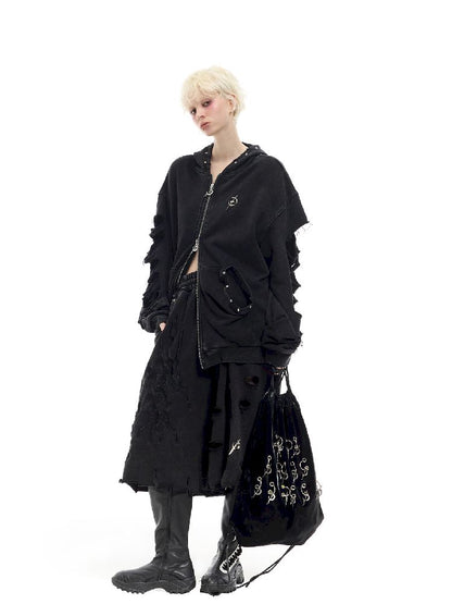 Hooded Cardigan Sweatshirt【s0000012070】