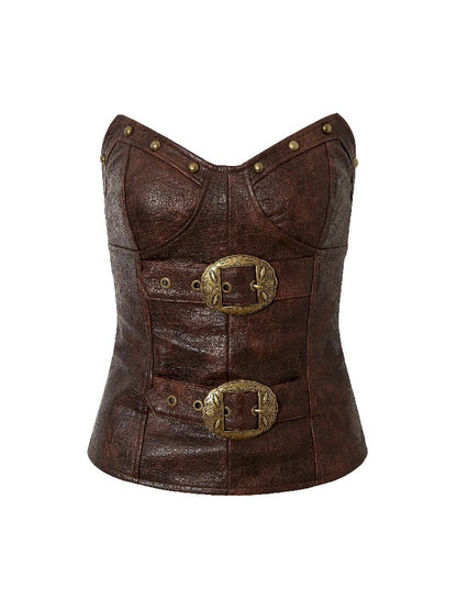 Slimming Wrap Short Leather Breastplate【s0000011827】
