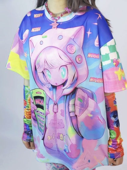 Harajuku wind cartoon tops【s0000013278】