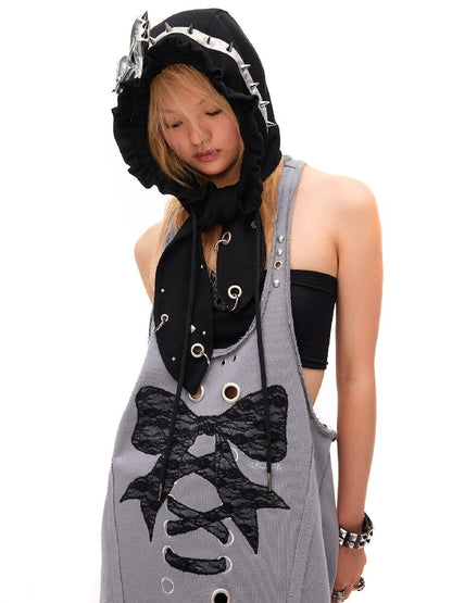 Rivet Bow Rabbit Ear Hat【s0000016933】
