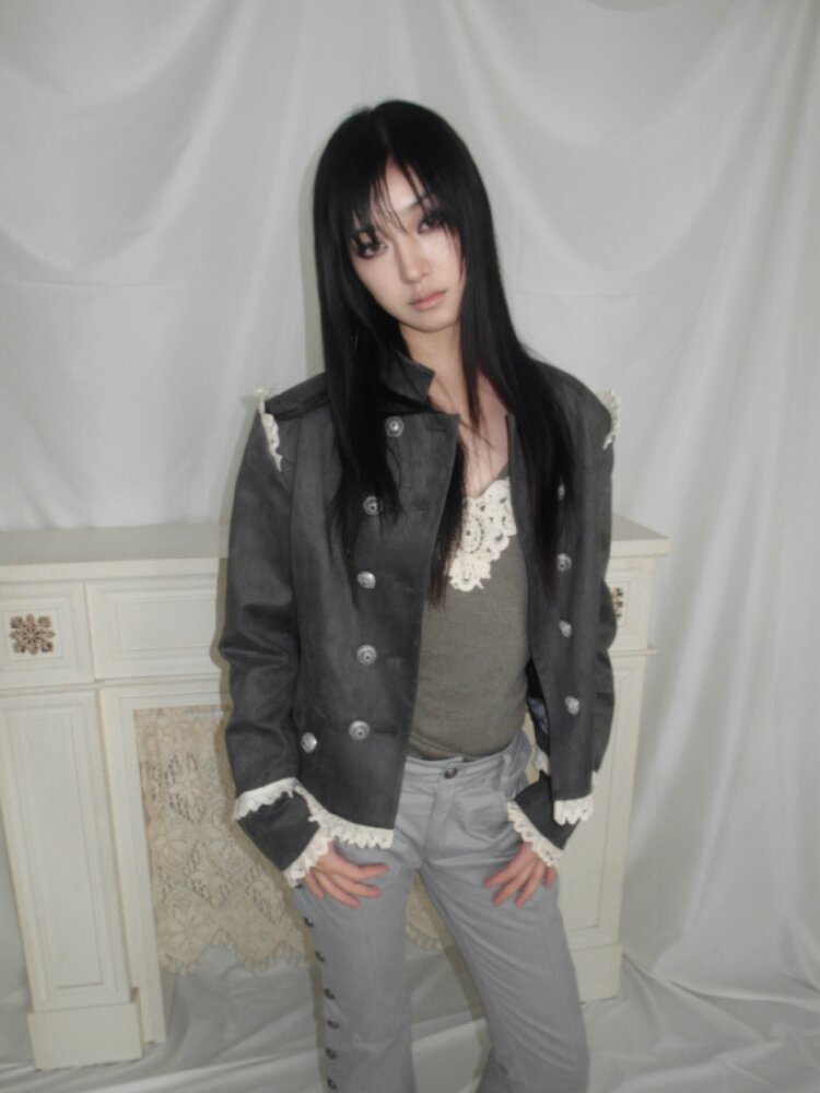 Mid-Century Suede Short Jacket【s0000017968】