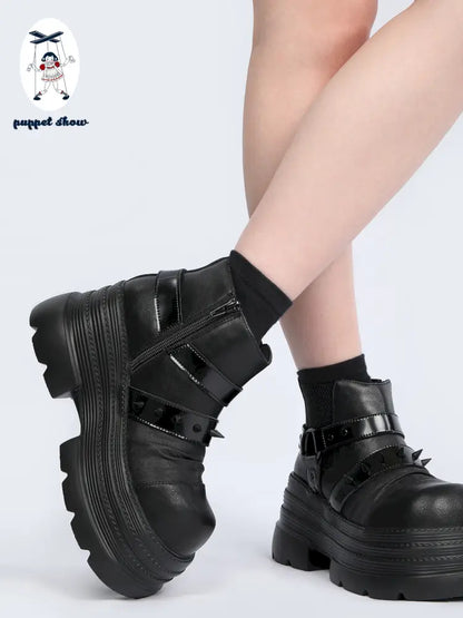 Chunky Sole Short Boots【s0000014185】