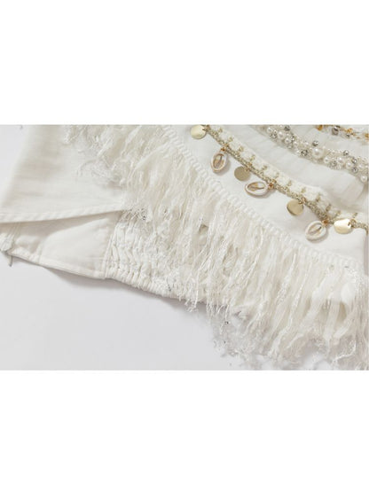 Irregular short strapless vest【s0000012783】