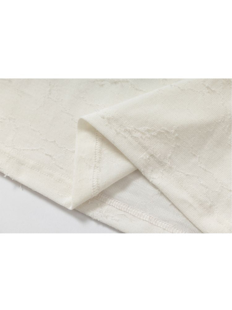 One-shoulder long-sleeved T-shirt【s0000012613】