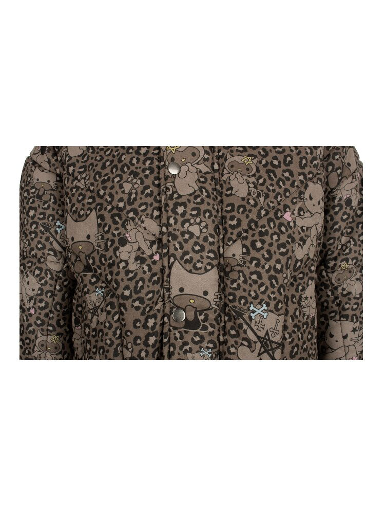 Leopard Cartoon Cat Cotton Suit【s0000018048】