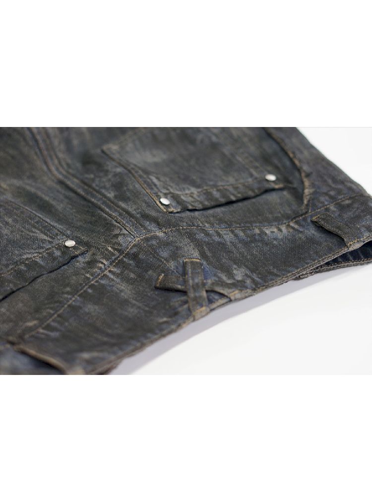 Vintage Washed Strait Jeans [S0000010399]