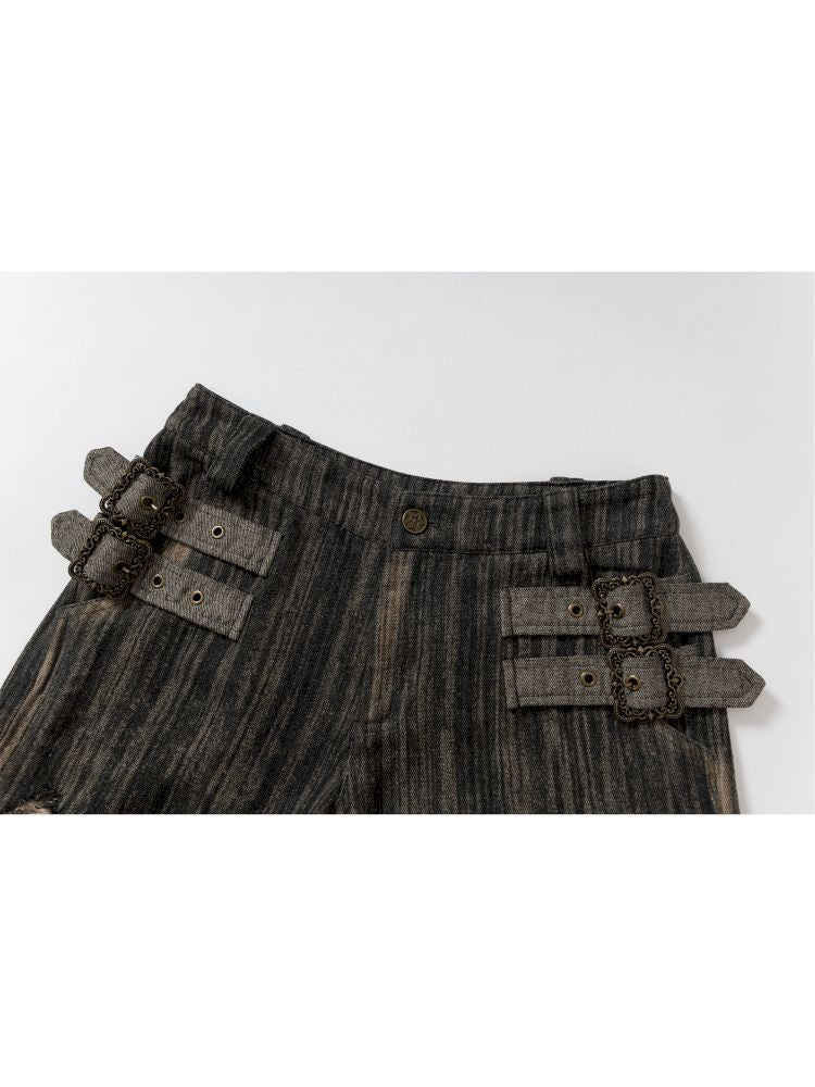 Low Rise Straight Leg Mid Pants【s0000012318】