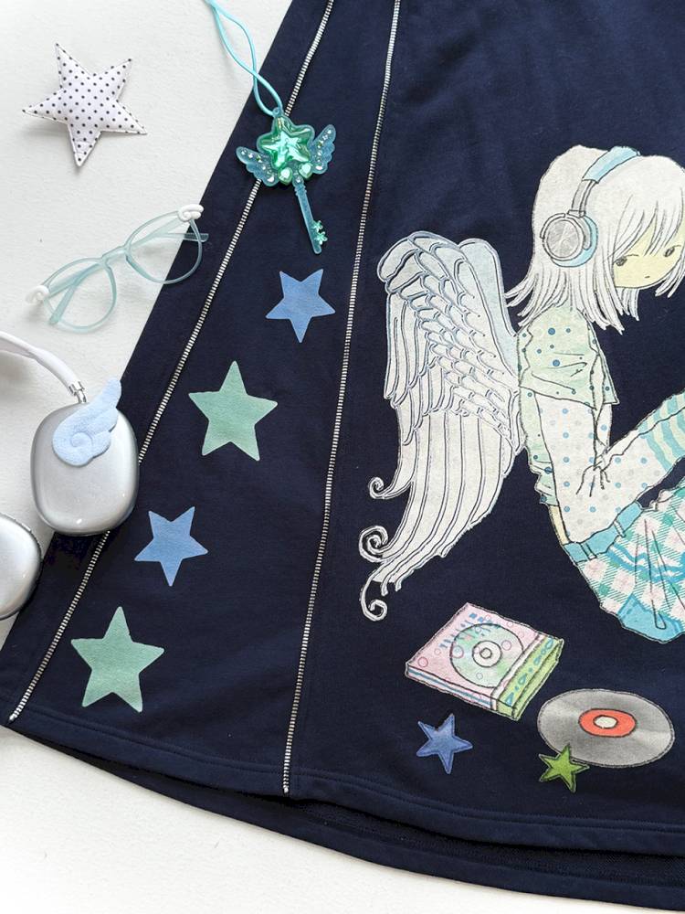 Zipper Half-Length Skirt【s0000014443】