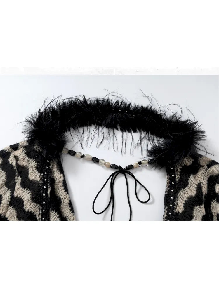 Two-Piece Set Striped Knit Top【s0000013953】