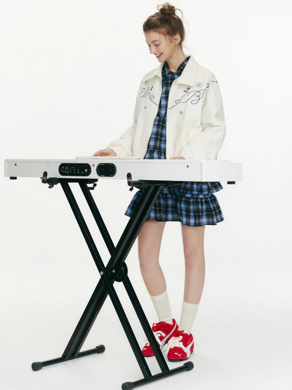 Leaping Track Embroidered Jacket【s0000015671】