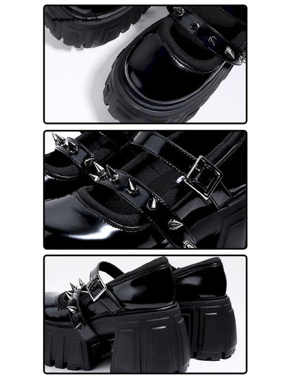 Punk Style Mary Jane Single Shoes【s0000011734】