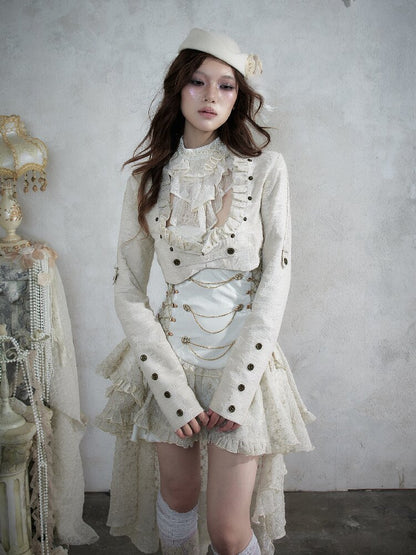 Baroque French Lace Scarf Collar【s0000017995】
