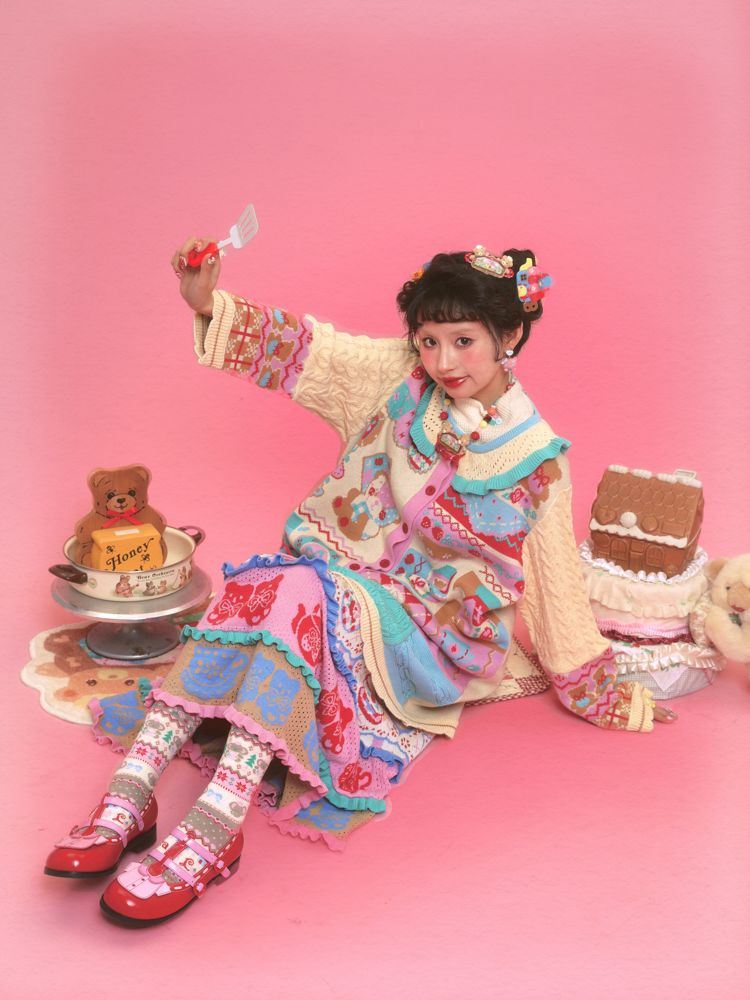 Knit Lapel Cardigan【s0000011329】