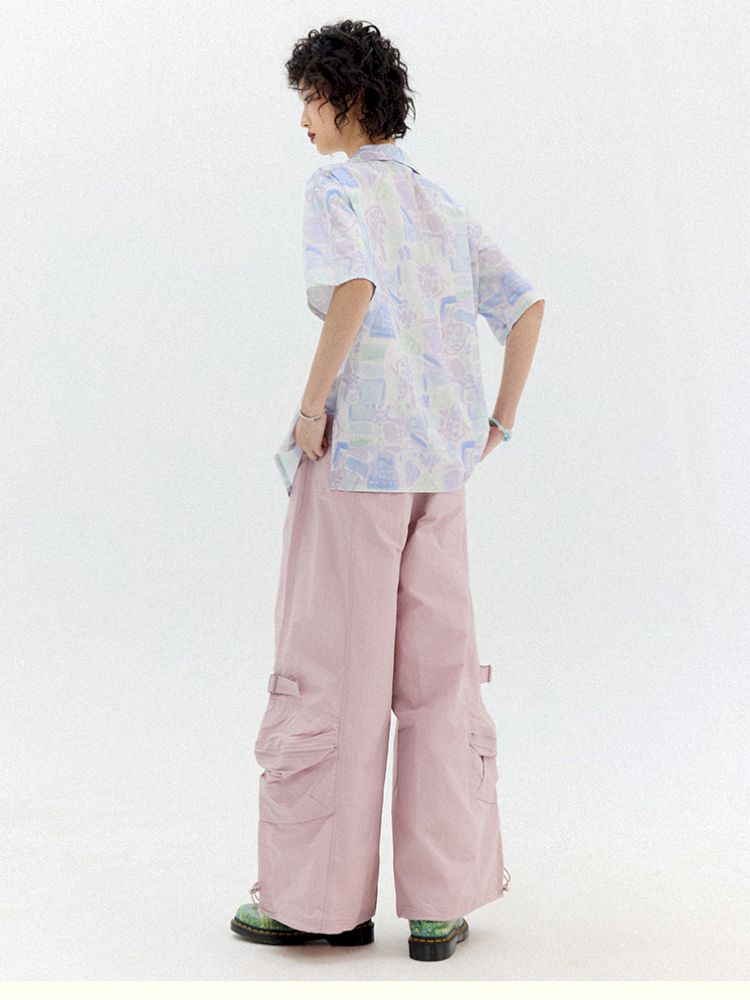 Full-print short-sleeved shirt【s0000012950】