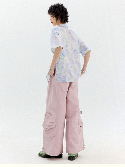 Full-print short-sleeved shirt【s0000012950】