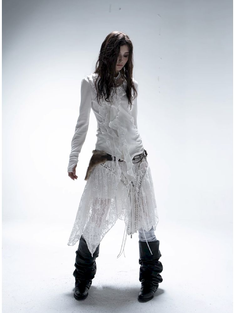 Romantic Styling Half Skirt【s0000011269】