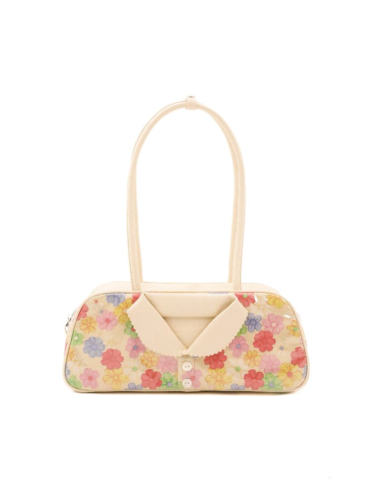 Floral Bunny Print Underarm Bag【s0000016419】