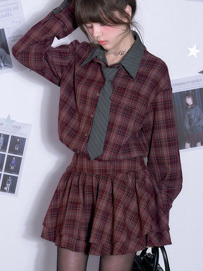 Long Sleeve Petticoat Dress【s0000011664】