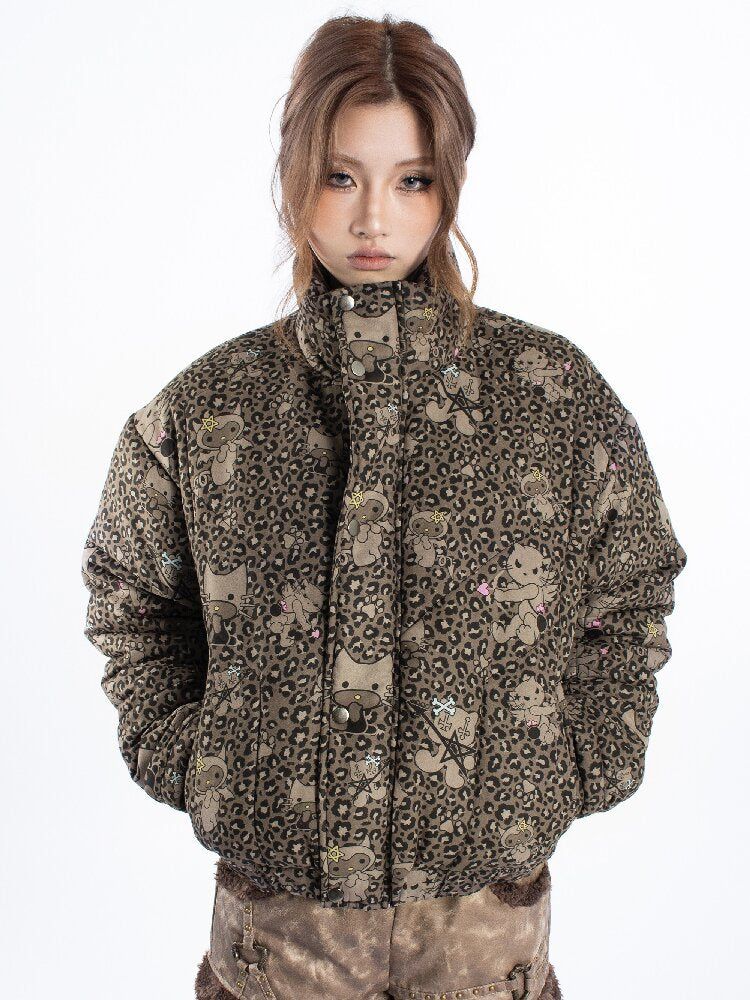 Leopard Cartoon Cat Cotton Suit【s0000018048】
