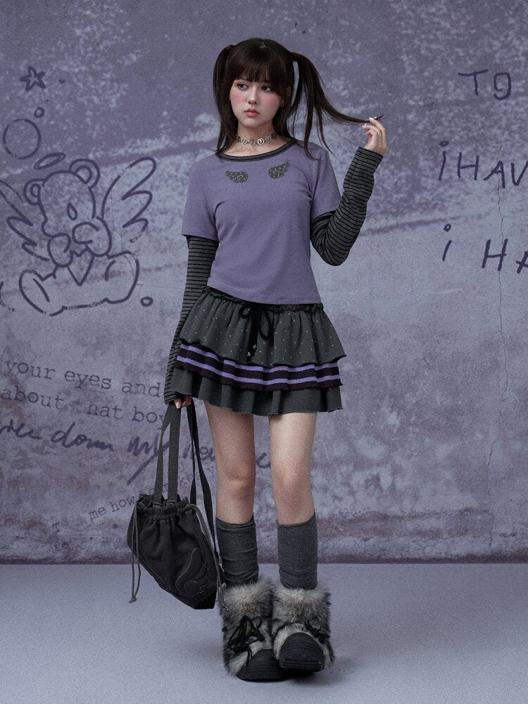 Three Layer Cake A-line Skirt【s0000015764】