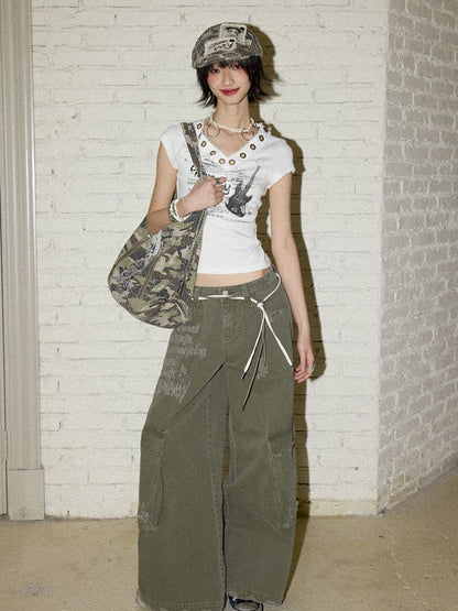 Camouflage Patch Forward Hat Sunscreen Hat【s0000012419】