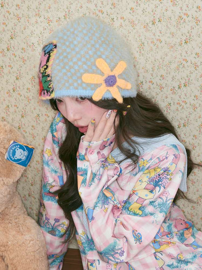 Rabbit Flower Knit Beanie【s0000014506】