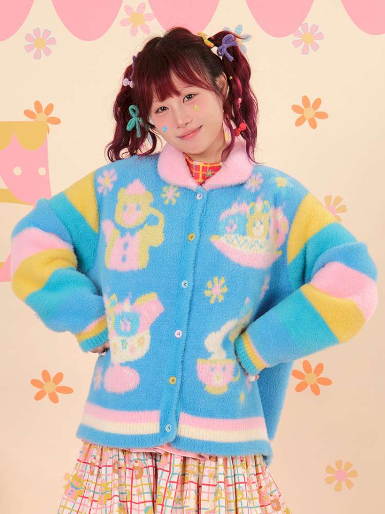 Showa Sweets House Mink Knit Cardigan【s0000015166】