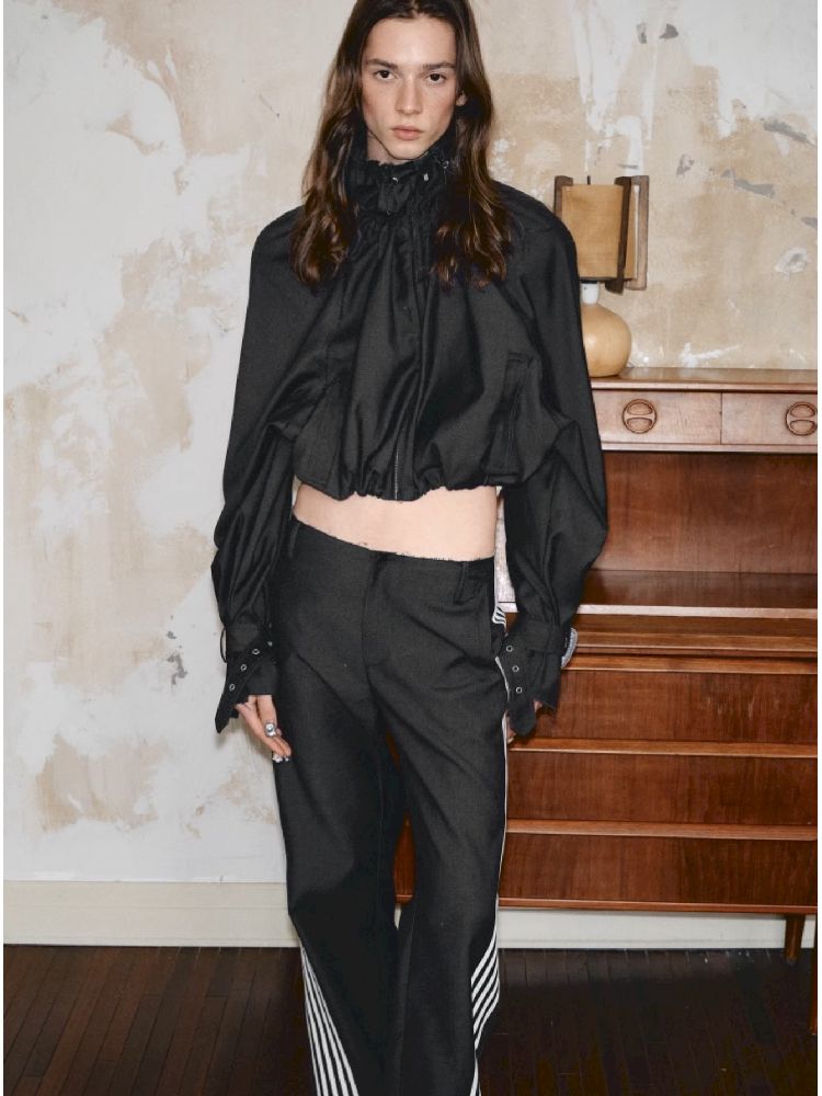 Patchwork Straight Suit Pants【s0000011608】