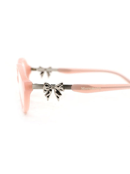 Metal Bow Round Glasses【s0000017439】