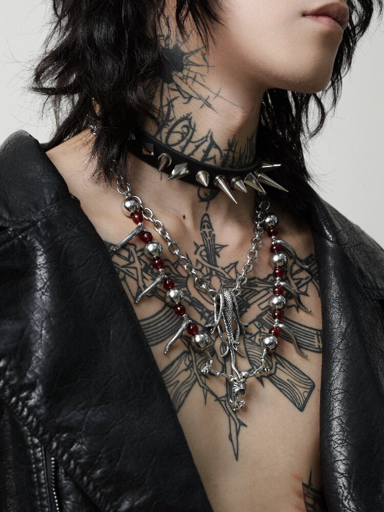 Handmade Y2K Punk Beaded Chain【s0000018967】