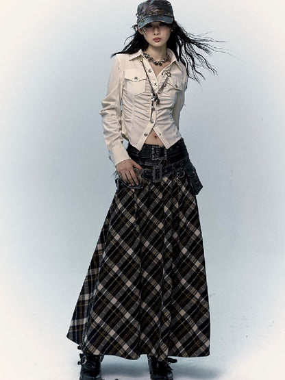 Long A-line Skirt【s0000011435】