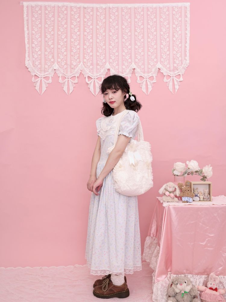 Embroidered Princess Waistline Dress【s0000013496】