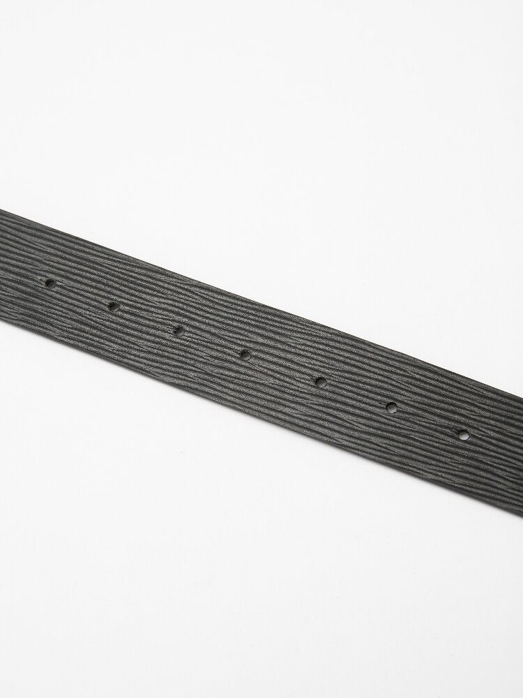 Distressed Relief Leather Belt【s0000018277】