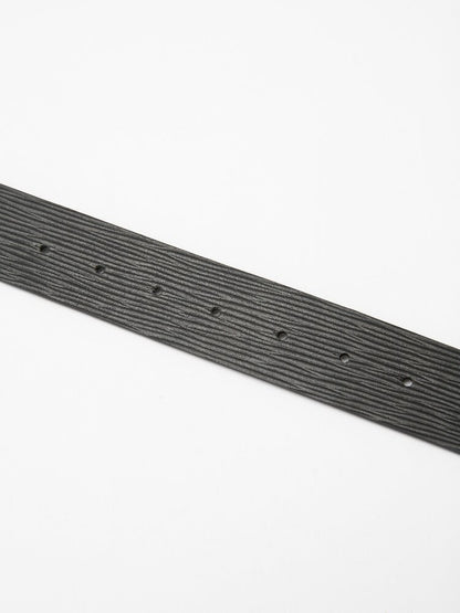 Distressed Relief Leather Belt【s0000018277】