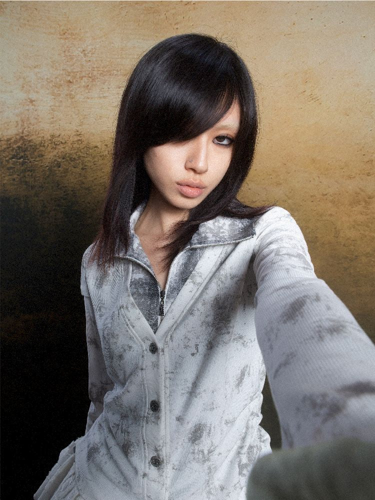 Plaid Colorblocking Splicing Dress【s0000011816】