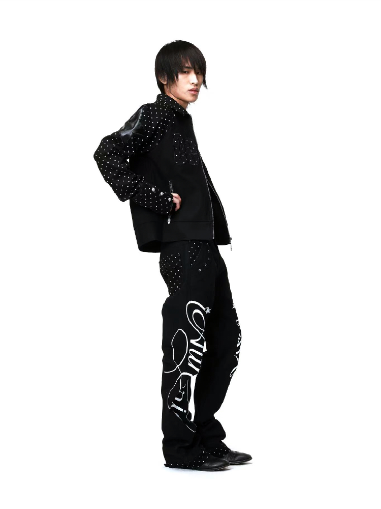 Retro Polka Dot Applique Jacket【s0000018208】